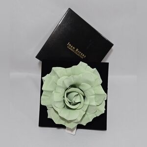 Joan Rivers Classics Collection Gardenia Soft Flower Brooch